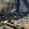 Incendio nunha nave na parroquia de Aguiño, no Concello de Ribeira
